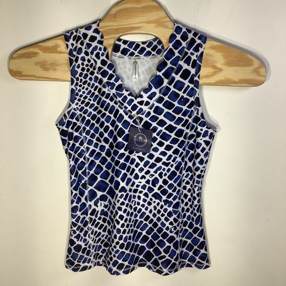 The Bubble Womens Emily‎ Tank Top Blue Size Medium NWT - Picture 2 of 9